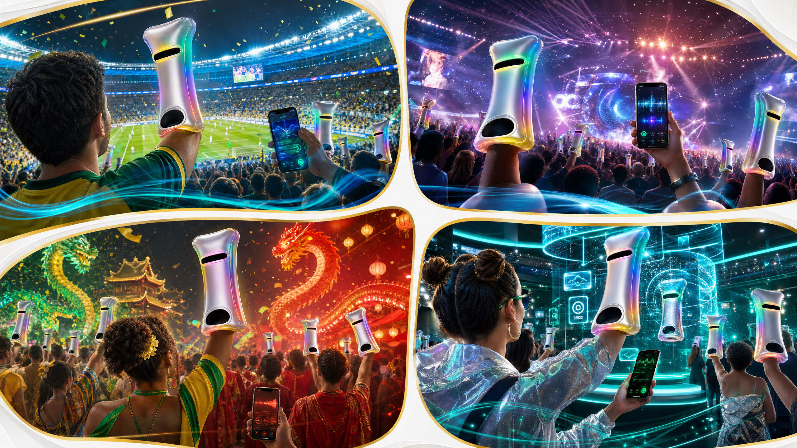 Live experiences collage