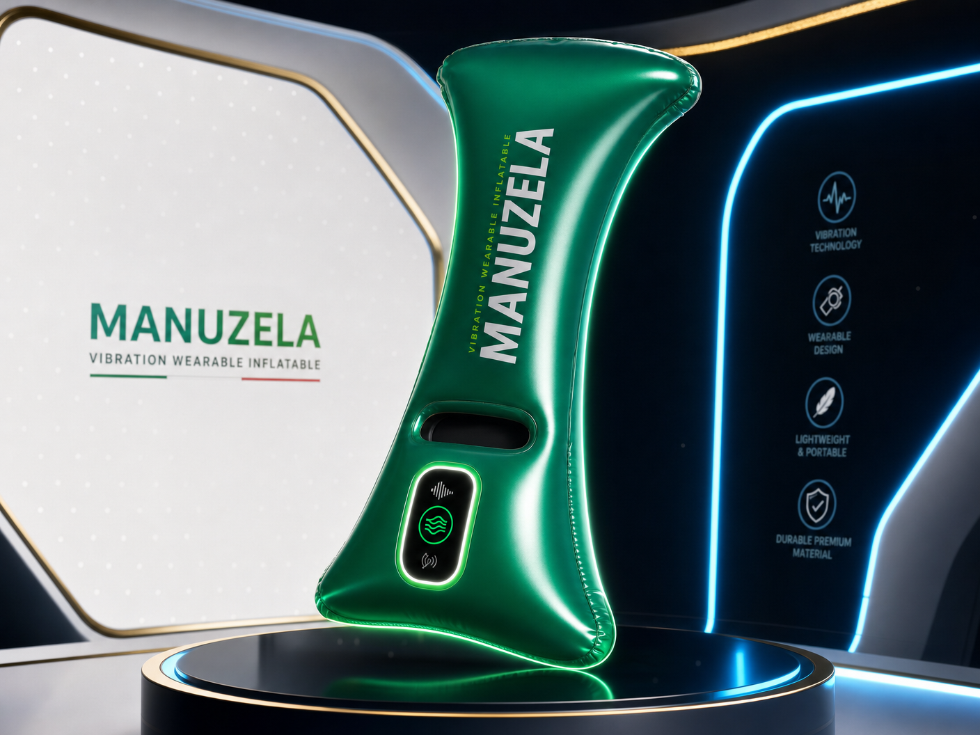 Manuzela Vibration 3D product render